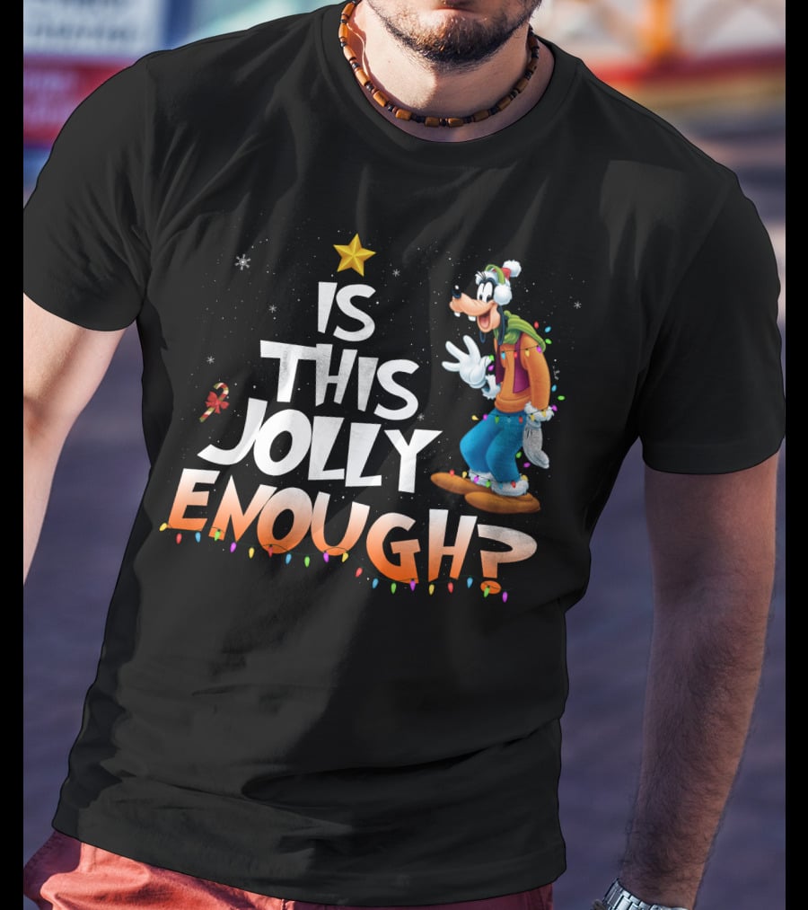 Goofy Is This Jolly Enough Christmas Lights T-Shirt