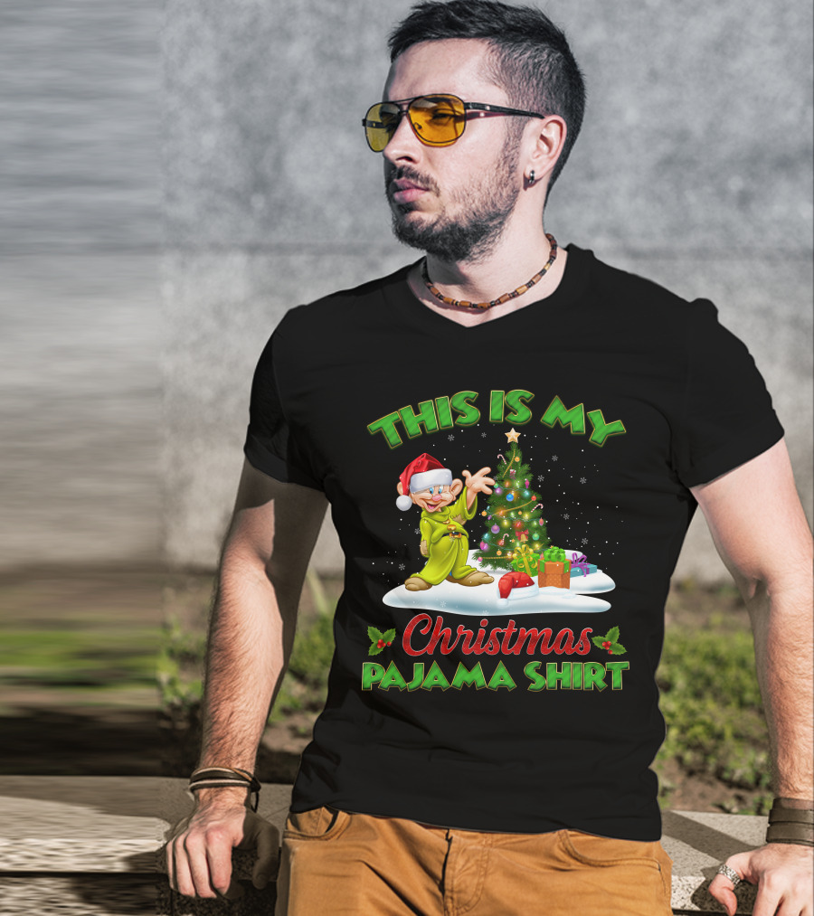 This Is My Christmas Pajama Shirt Dopey T-Shirt