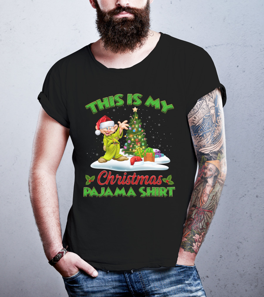 This Is My Christmas Pajama Shirt Dopey T-Shirt
