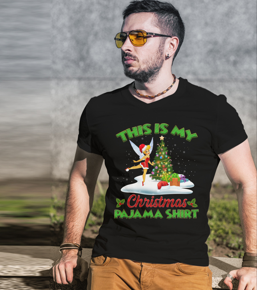 This Is My Christmas Pajama Shirt Tinker Bell T-Shirt
