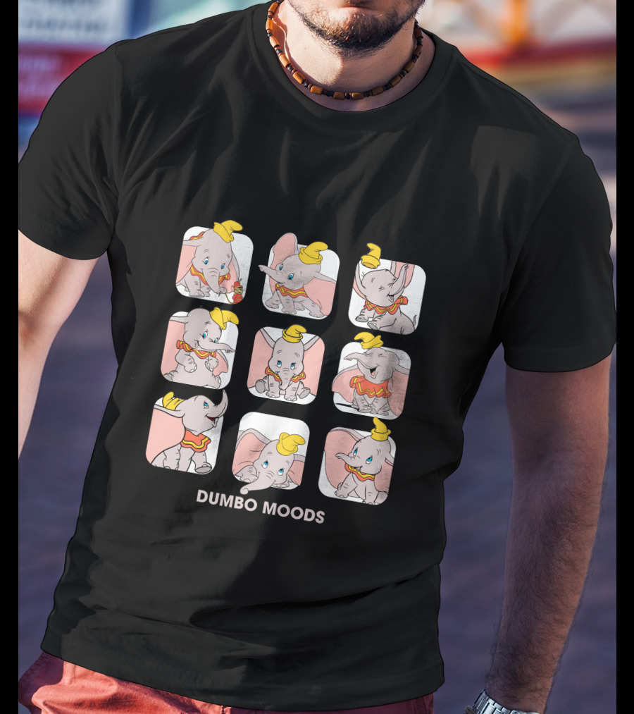 Dumbo Moods Nine Expressions Disney Classics T-Shirt