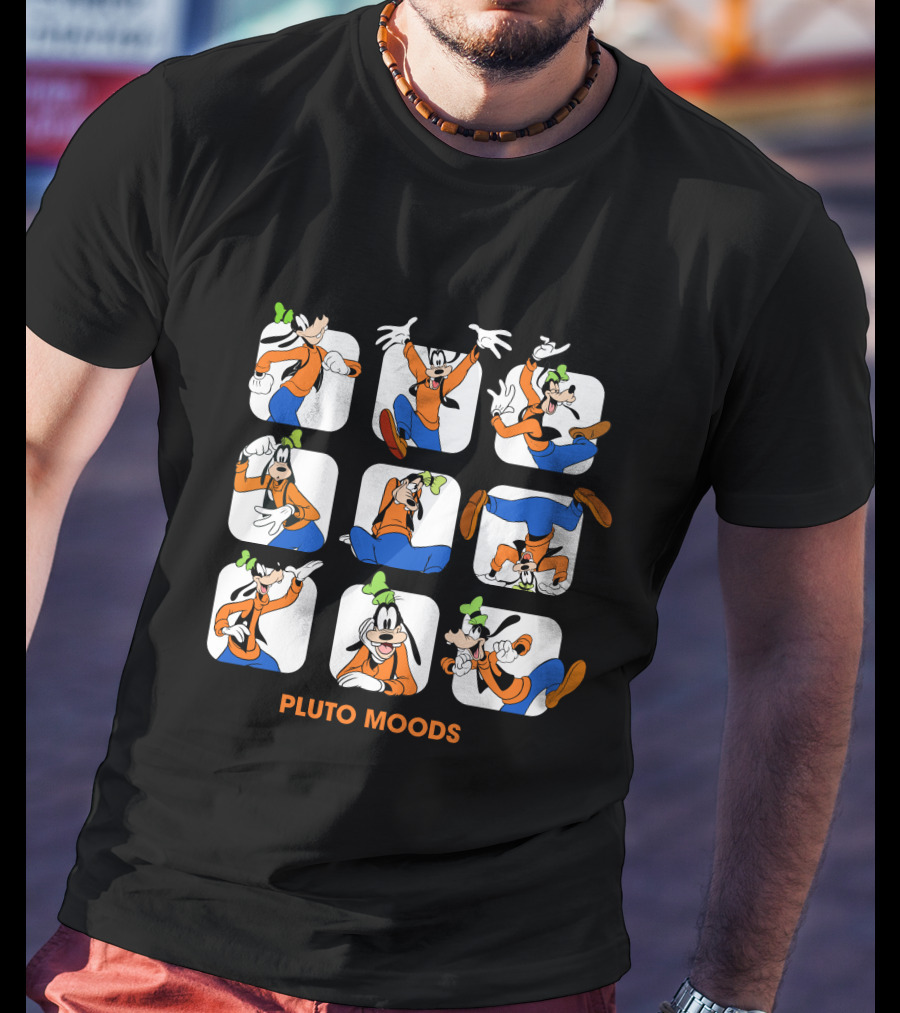 Goofy Pluto Moods Nine Expressions T-Shirt