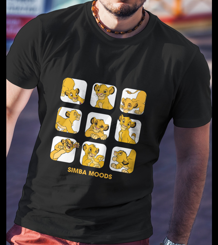 Simba Moods Character Expressions T-Shirt