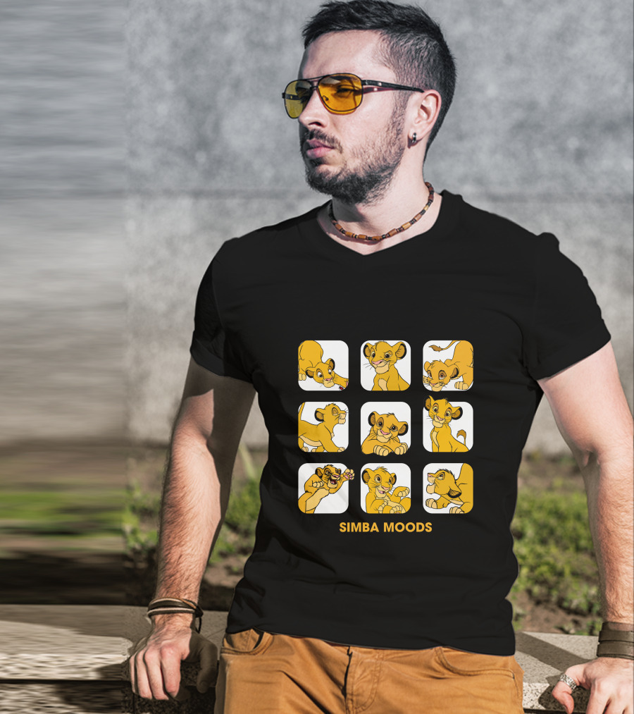 Simba Moods Character Expressions T-Shirt