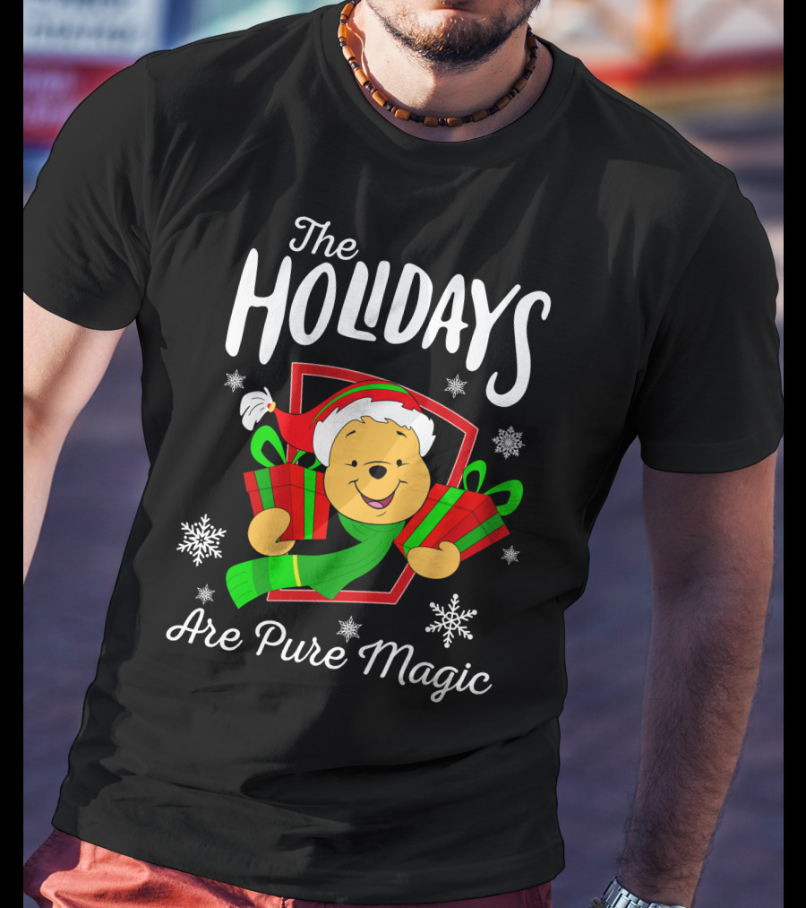 The Holidays Are Pure Magic Pooh T-Shirt