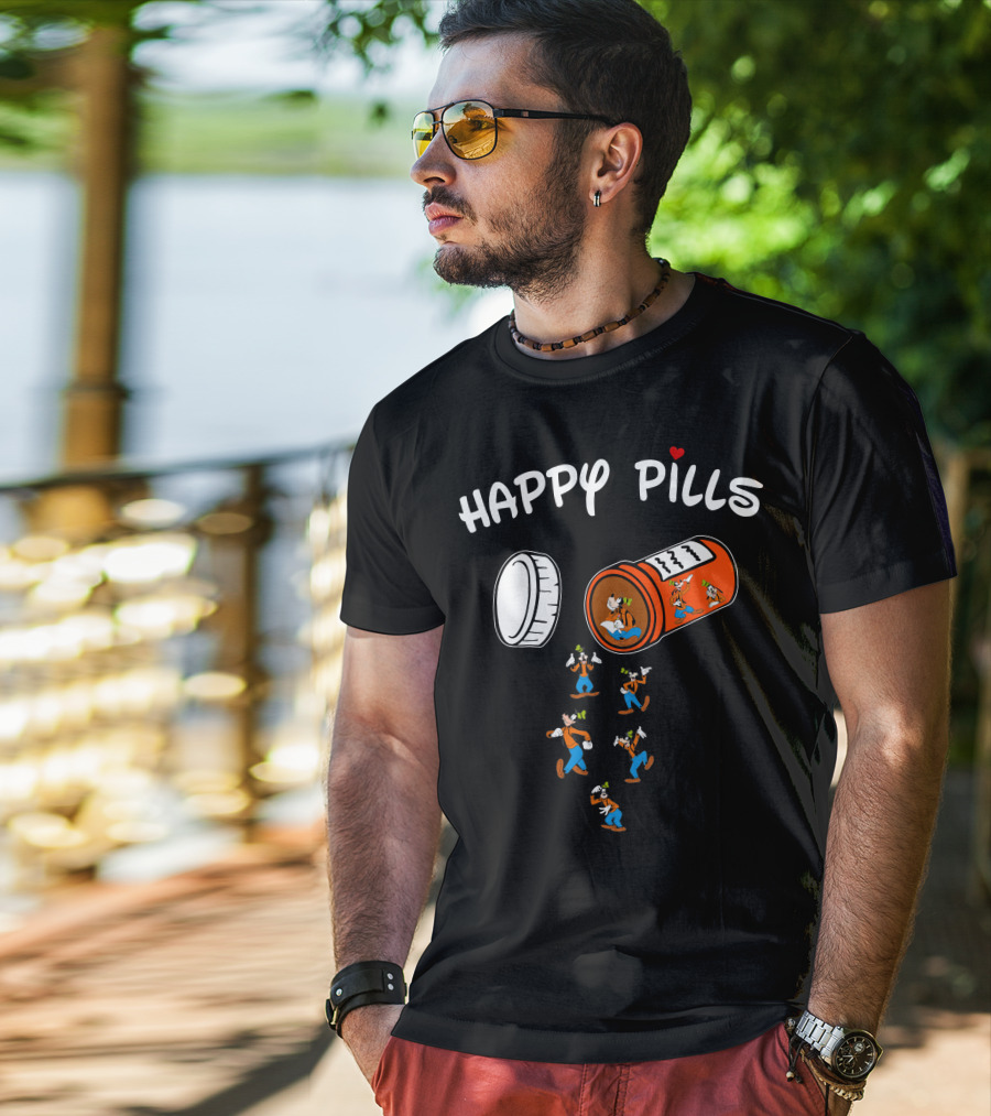 Happy Pills Goofy Capsule Fun T-Shirt