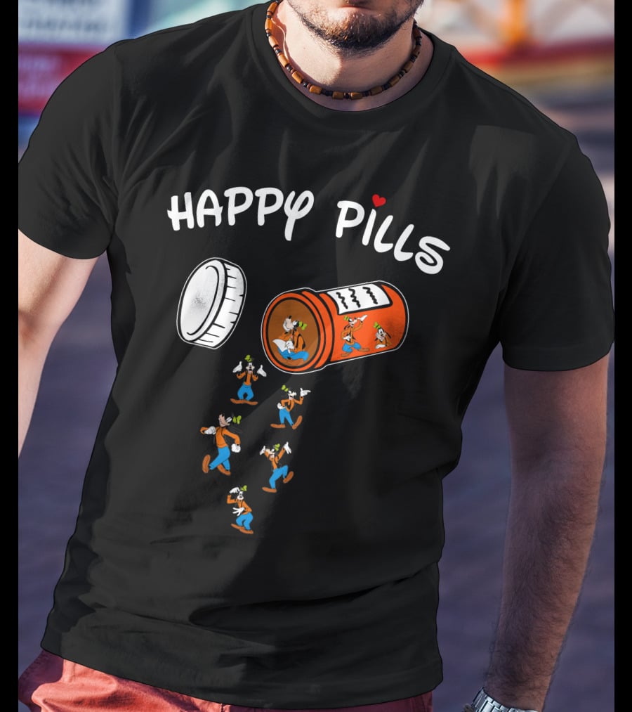 Happy Pills Goofy Capsule Fun T-Shirt