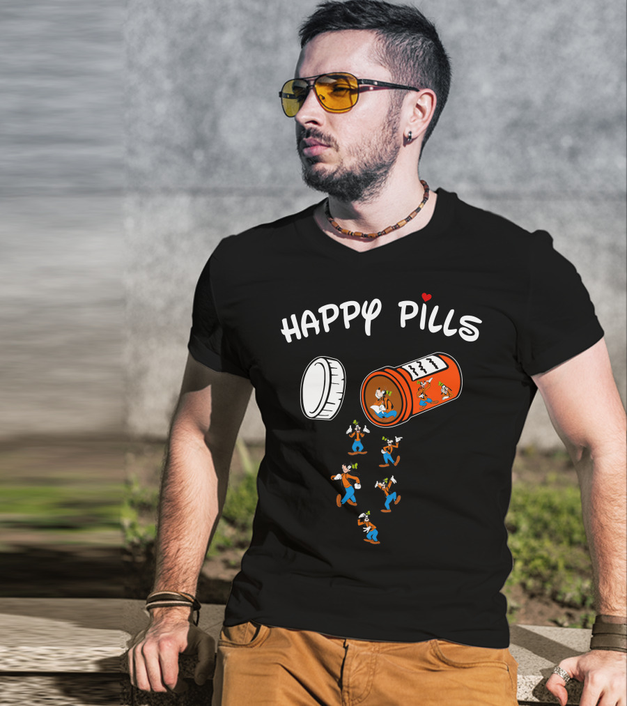 Happy Pills Goofy Capsule Fun T-Shirt
