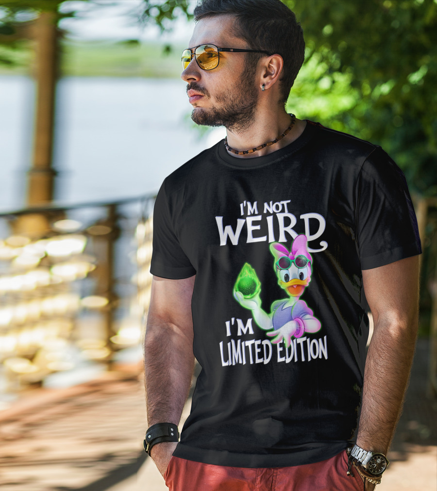 I'm Not Weird I'm Daisy Duck With Green Energy Sphere T-Shirt