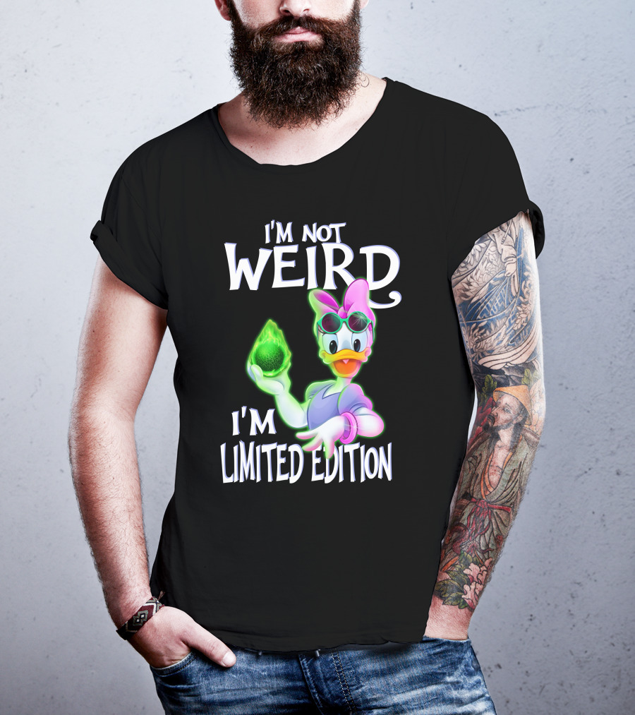 I'm Not Weird I'm Daisy Duck With Green Energy Sphere T-Shirt