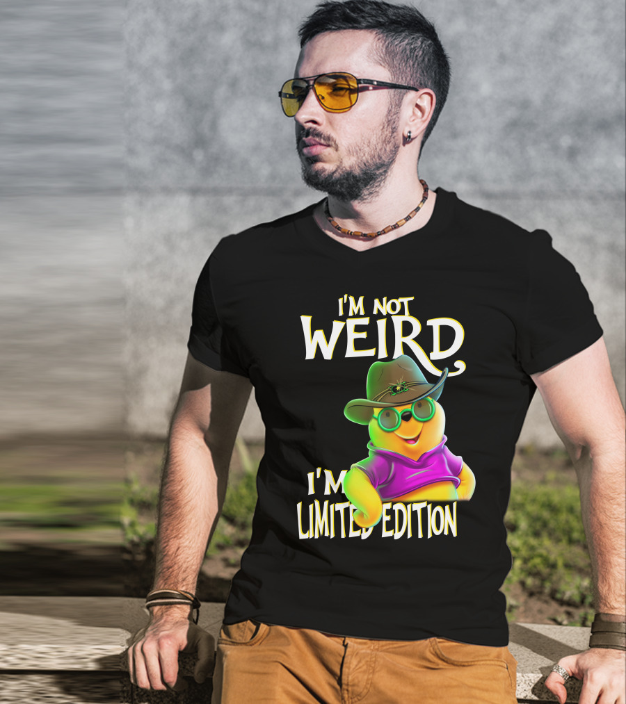I'm Not Weird I'm Pooh In Cowboy Hat T-Shirt