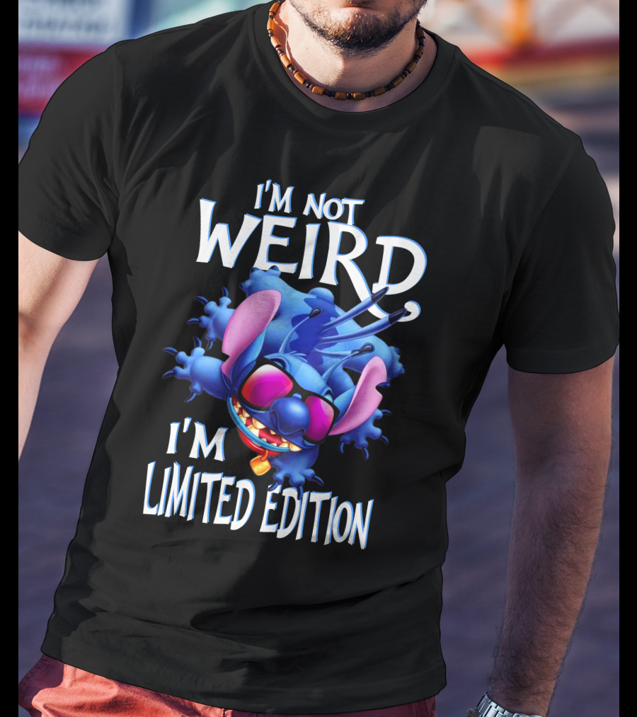 I'm Not Weird I'm Stitch Disney Character T-Shirt