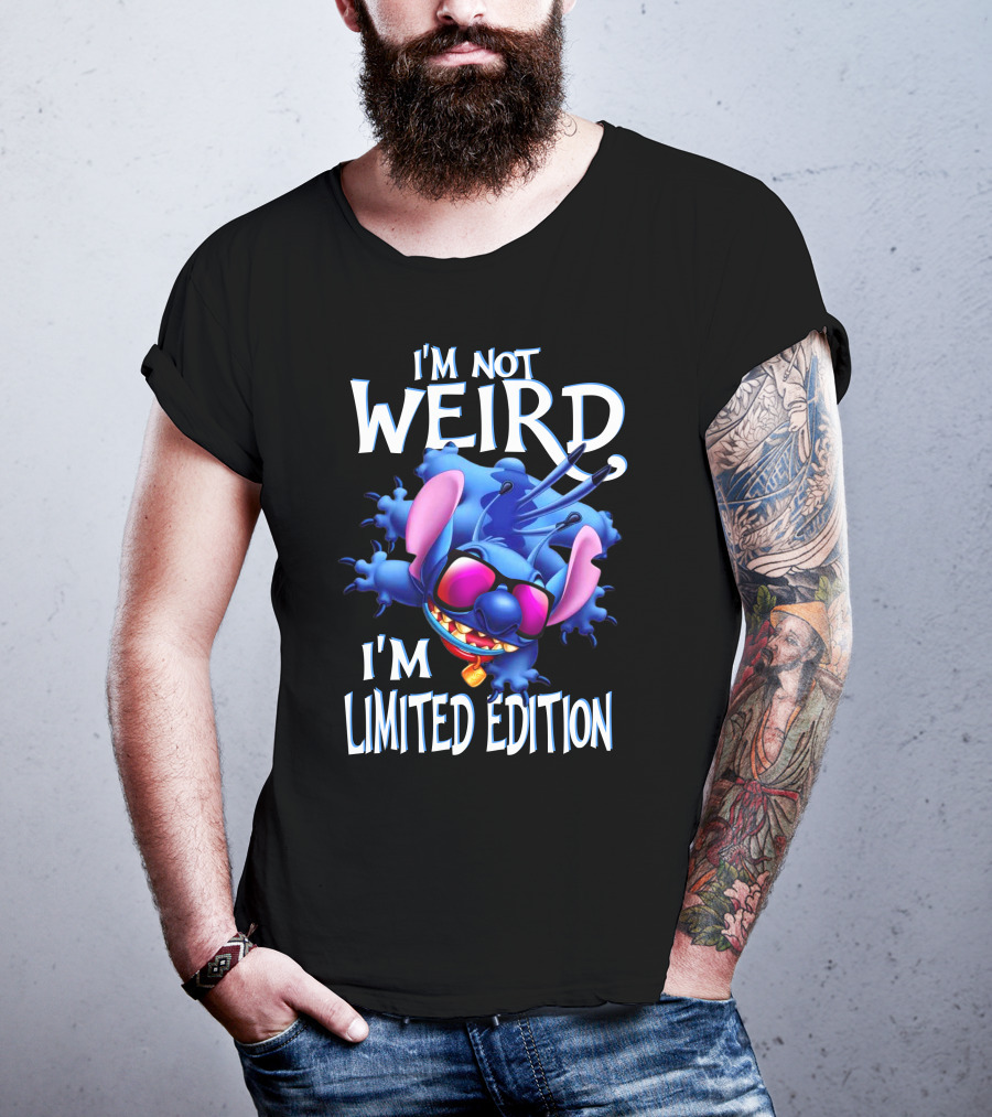 I'm Not Weird I'm Stitch Disney Character T-Shirt