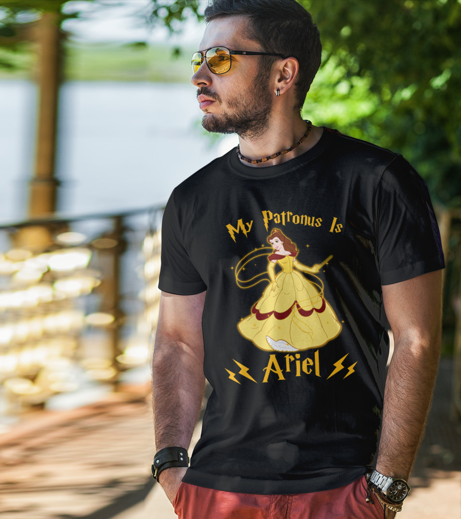 My Patronus Is Ariel Belle Disney Princesses Crossover T-Shirt
