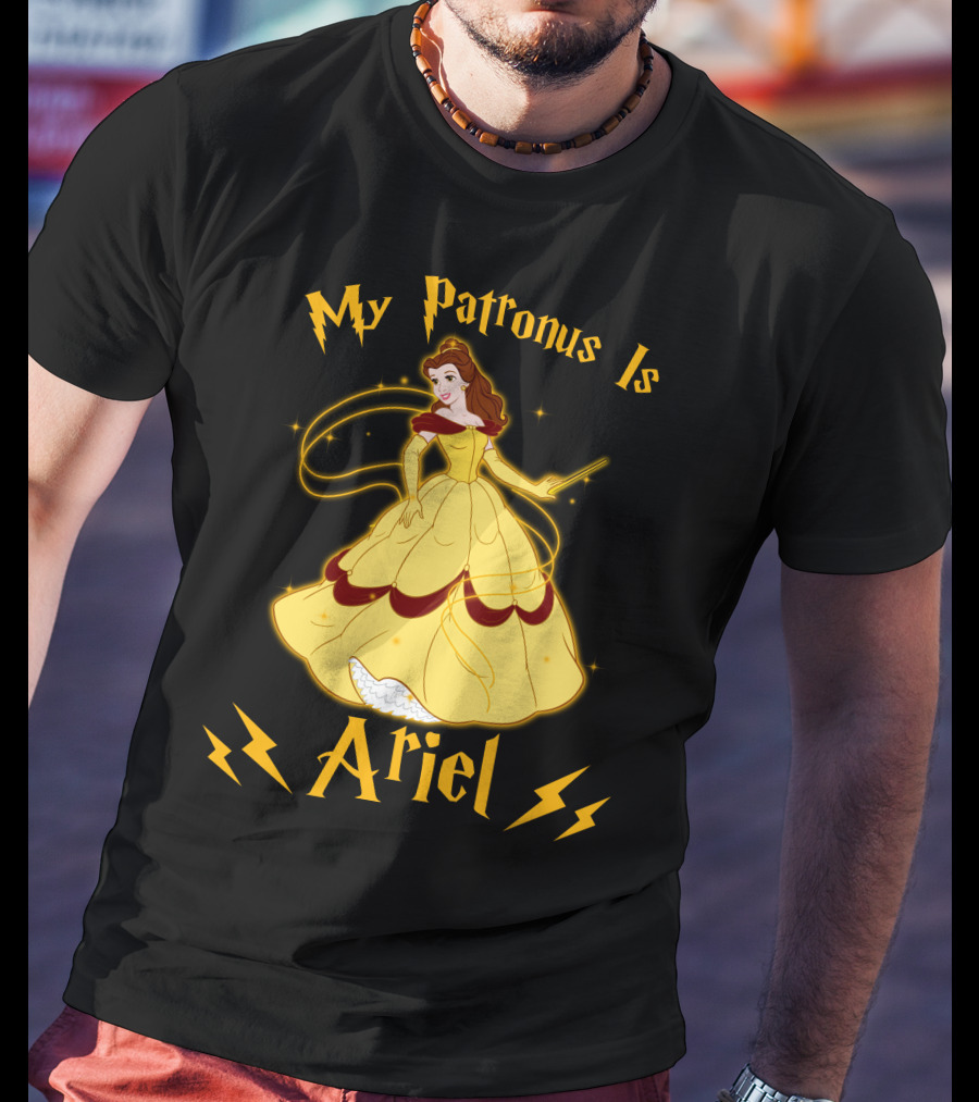 My Patronus Is Ariel Belle Disney Princesses Crossover T-Shirt