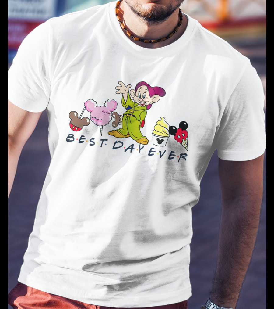 Best Day Ever Dopey Disney Snacks T-Shirt