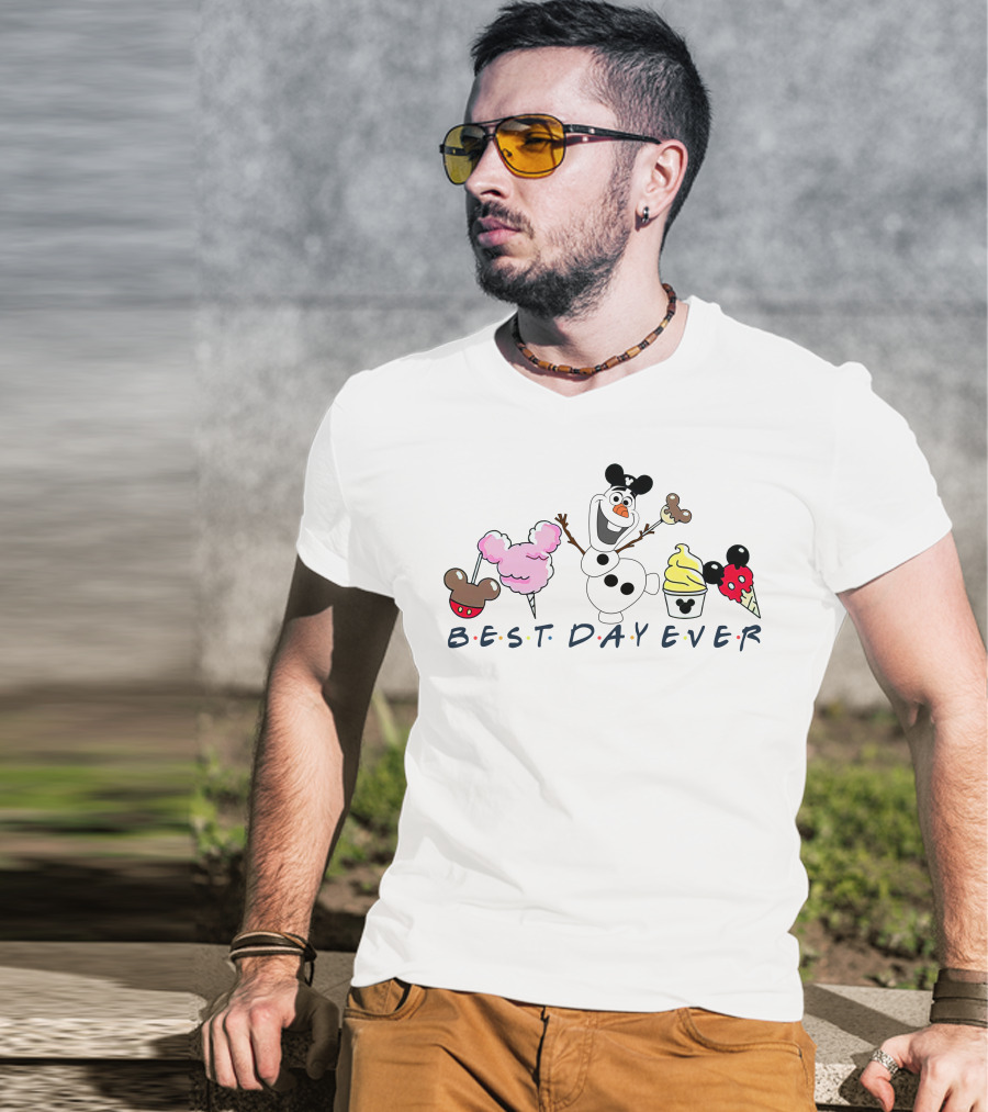 Olaf Best Day Ever Disney Treats T-Shirt