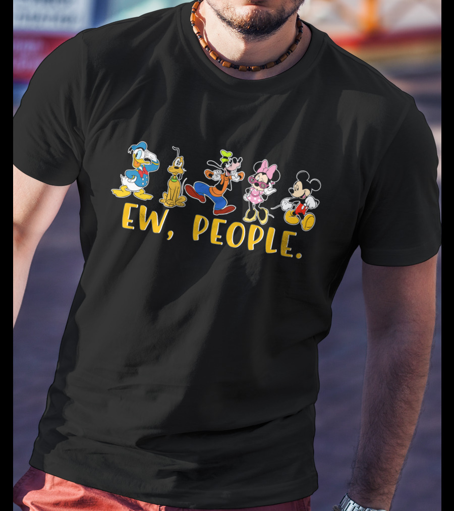 Mickey Friends Ew People Donald Pluto Goofy Minnie T-Shirt