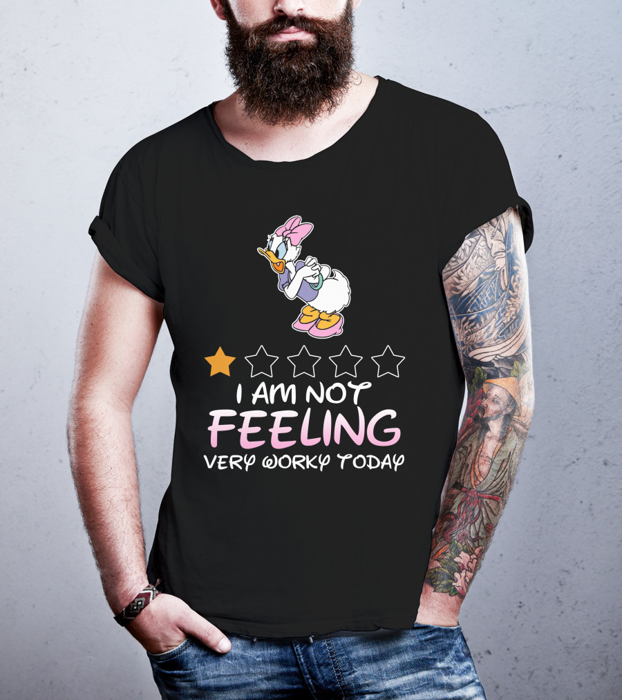 Daisy Duck I Am Not Feeling Very Worky Today One Star Rating T-Shirt