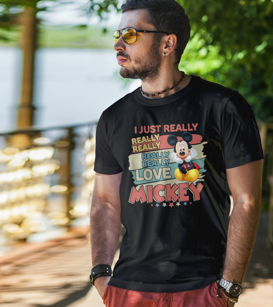 I Just Really Really Really Really Really Love Mickey T-Shirt
