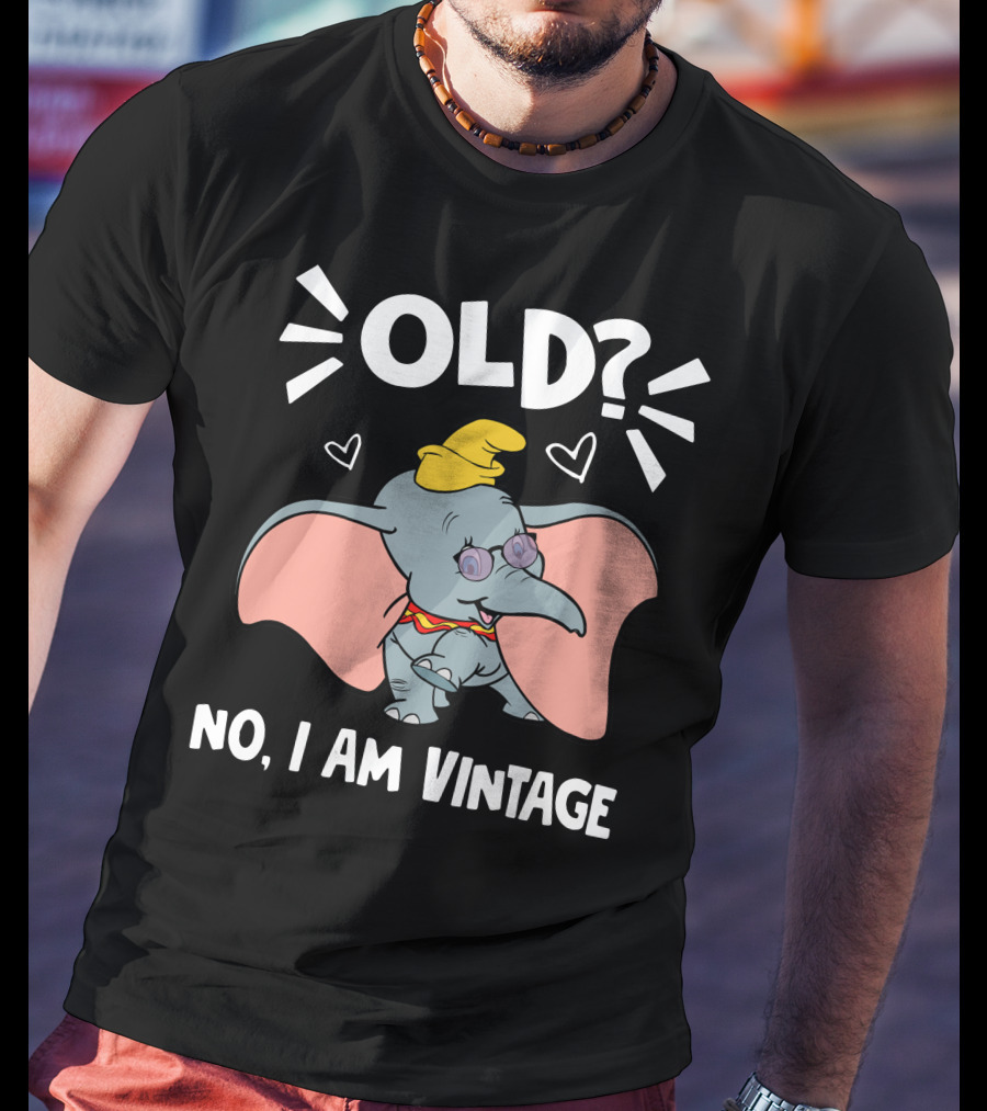 Dumbo Old No I Am Vintage T-Shirt