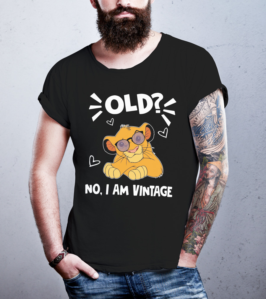 Simba Old No I Am Vintage T-Shirt