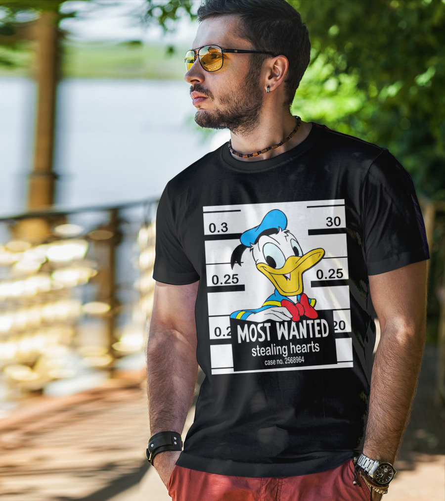 Most Wanted Stealing Hearts Donald Case No. 2568964 T-Shirt