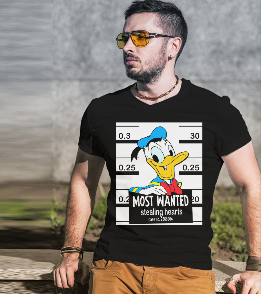 Most Wanted Stealing Hearts Donald Case No. 2568964 T-Shirt