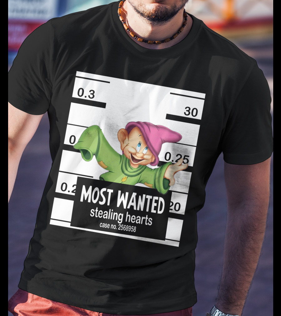 Most Wanted Stealing Hearts Dopey Case No. 2568958 T-Shirt
