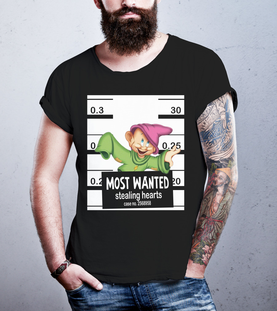 Most Wanted Stealing Hearts Dopey Case No. 2568958 T-Shirt