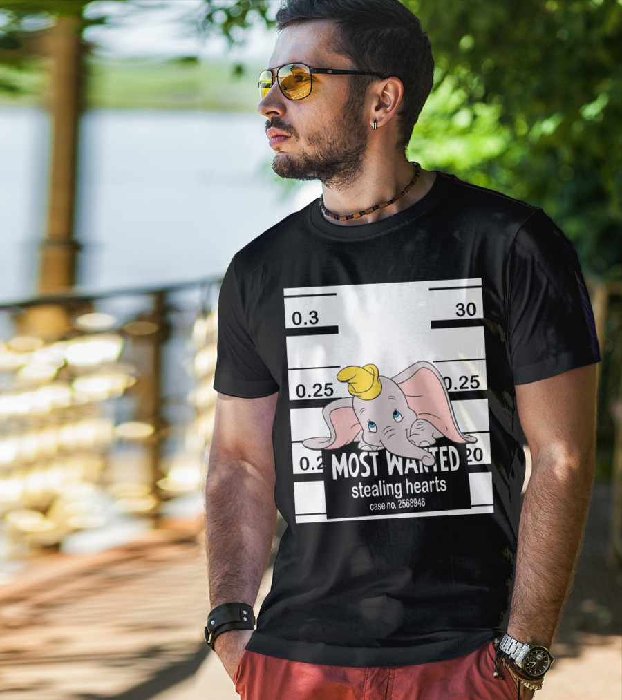 Dumbo Most Wanted Stealing Hearts Case No. 2568948 T-Shirt