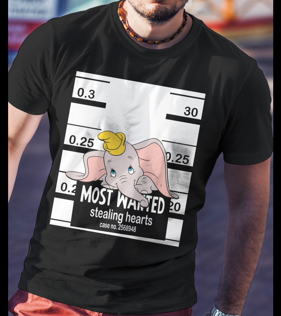 Dumbo Most Wanted Stealing Hearts Case No. 2568948 T-Shirt