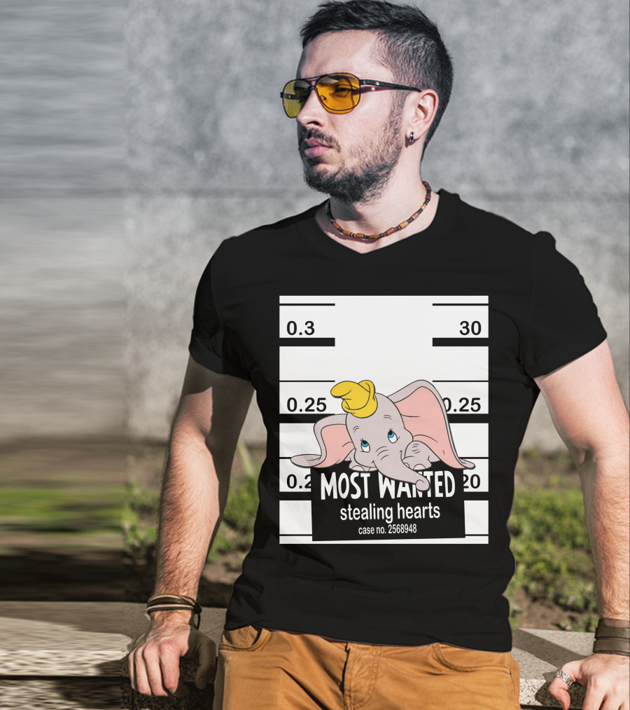 Dumbo Most Wanted Stealing Hearts Case No. 2568948 T-Shirt
