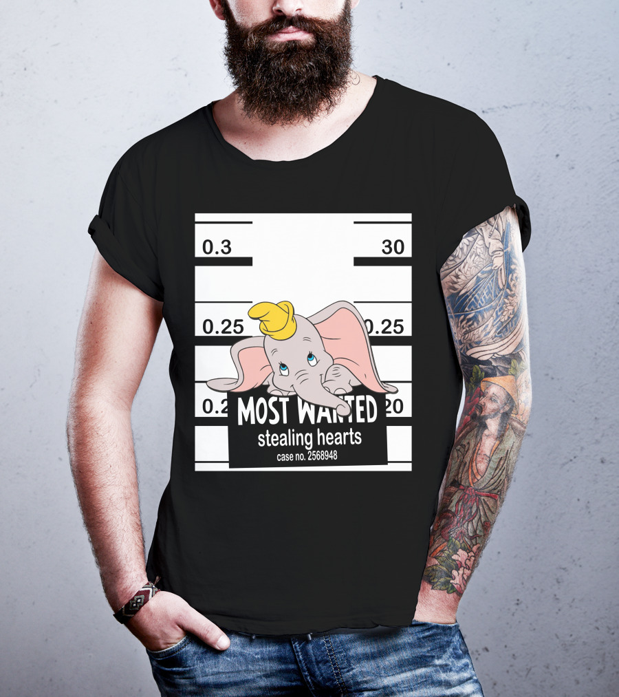 Dumbo Most Wanted Stealing Hearts Case No. 2568948 T-Shirt