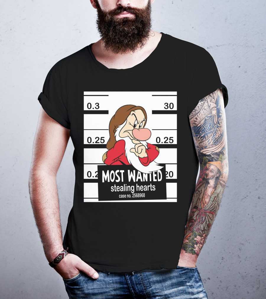 Most Wanted Stealing Hearts Grumpy Case No. 2568968 T-Shirt