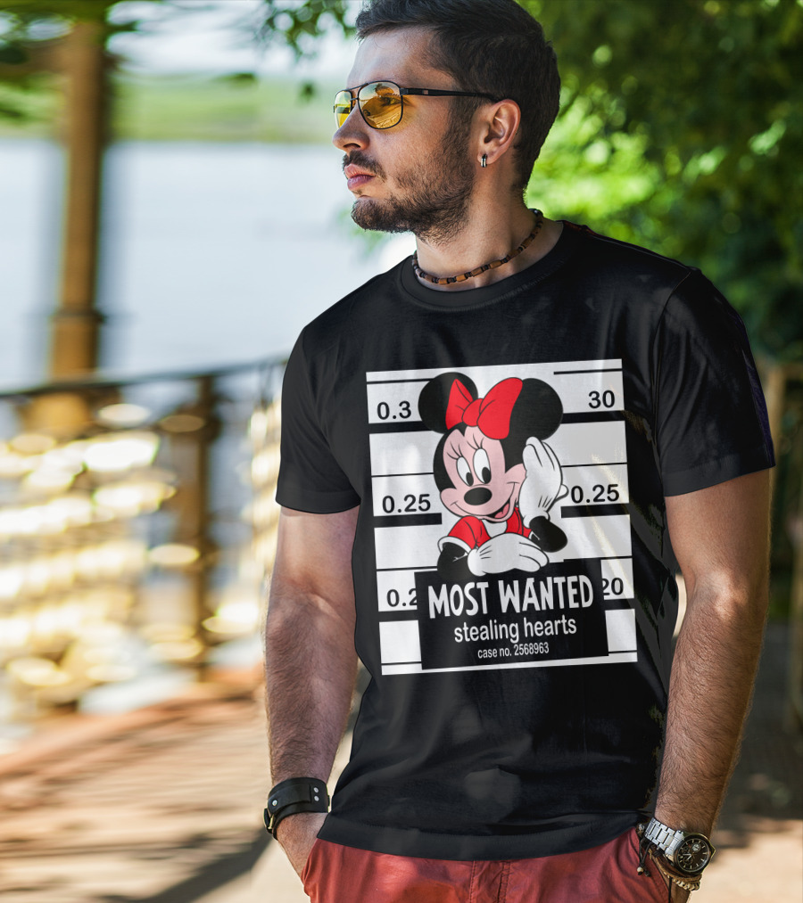 Minnie Most Wanted Stealing Hearts Case No. 2568963 T-Shirt