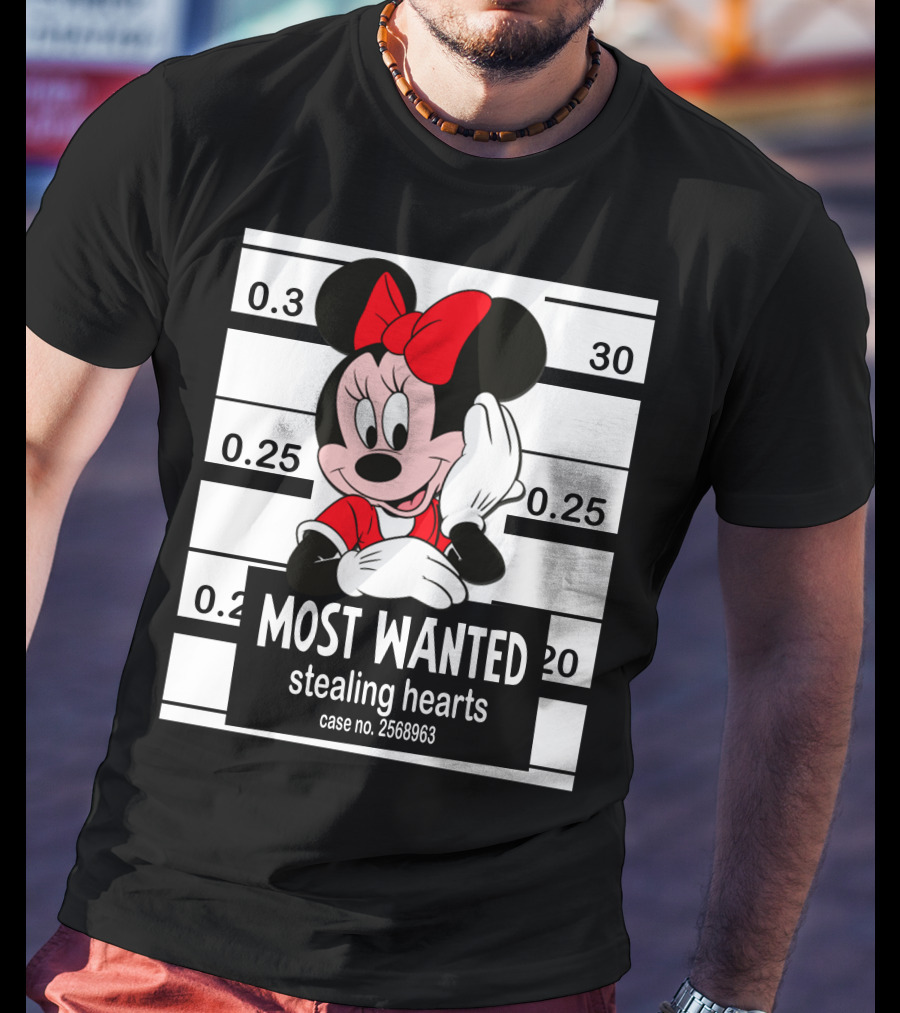 Minnie Most Wanted Stealing Hearts Case No. 2568963 T-Shirt