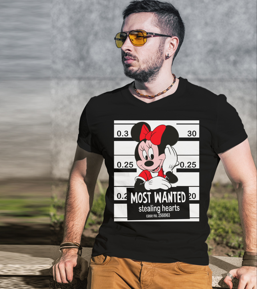 Minnie Most Wanted Stealing Hearts Case No. 2568963 T-Shirt
