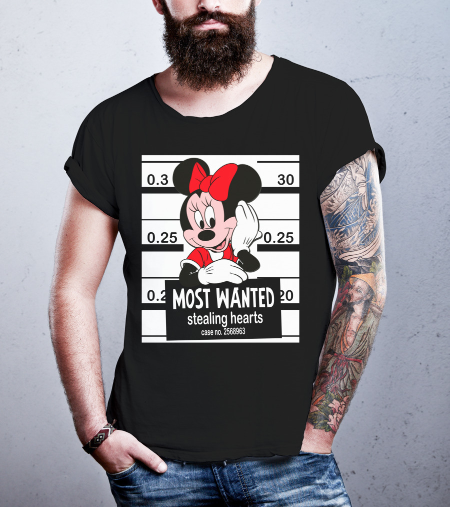 Minnie Most Wanted Stealing Hearts Case No. 2568963 T-Shirt