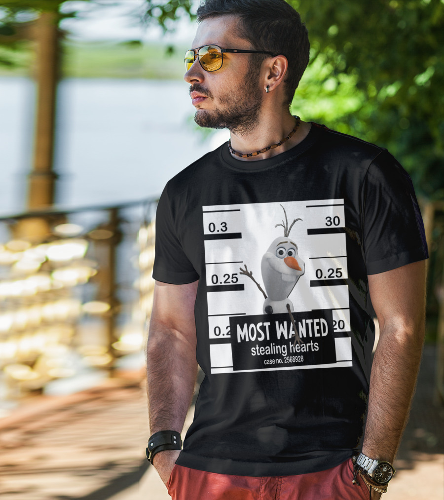 Most Wanted Stealing Hearts Olaf Case No. 2568928 T-Shirt