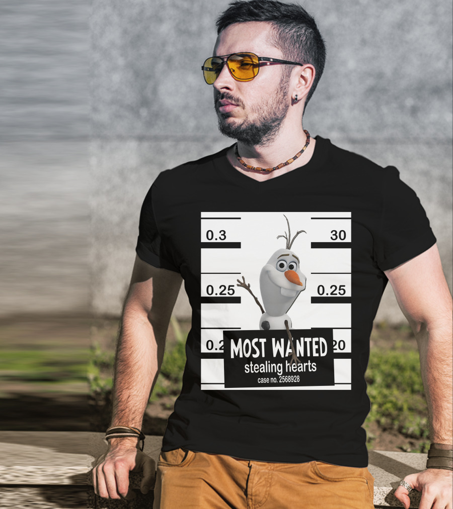 Most Wanted Stealing Hearts Olaf Case No. 2568928 T-Shirt