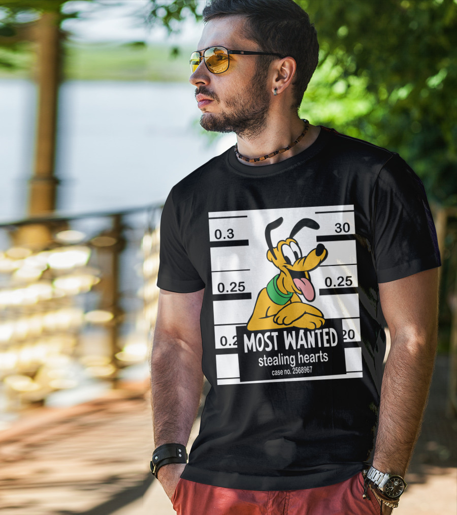 Most Wanted Pluto Stealing Hearts Case No. 2568967 T-Shirt