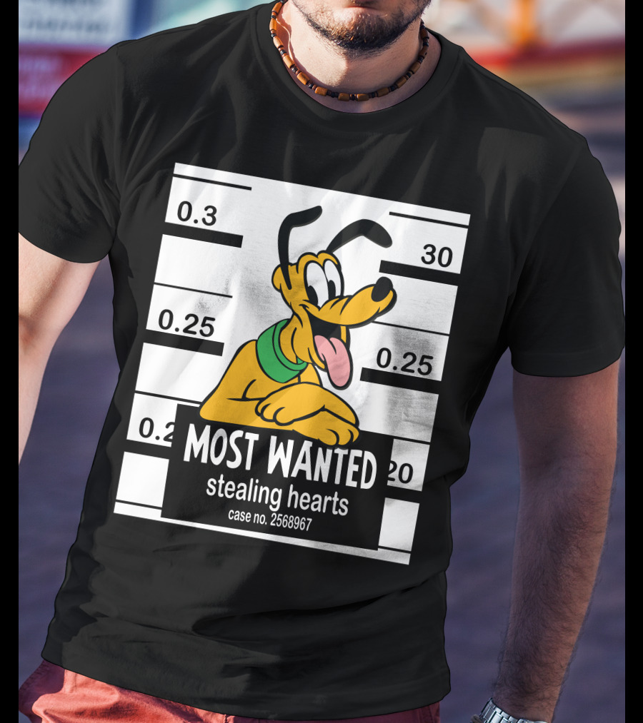 Most Wanted Pluto Stealing Hearts Case No. 2568967 T-Shirt