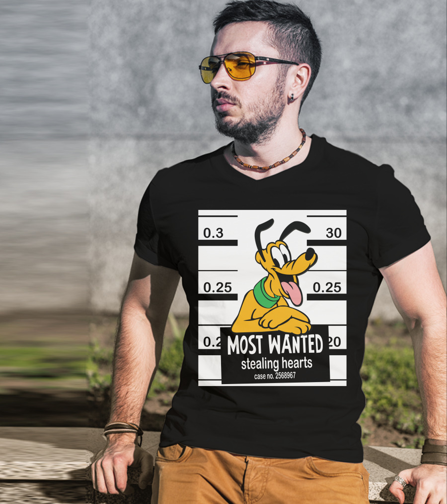 Most Wanted Pluto Stealing Hearts Case No. 2568967 T-Shirt