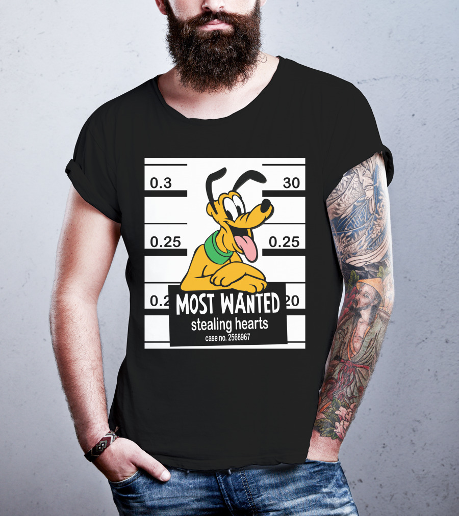 Most Wanted Pluto Stealing Hearts Case No. 2568967 T-Shirt
