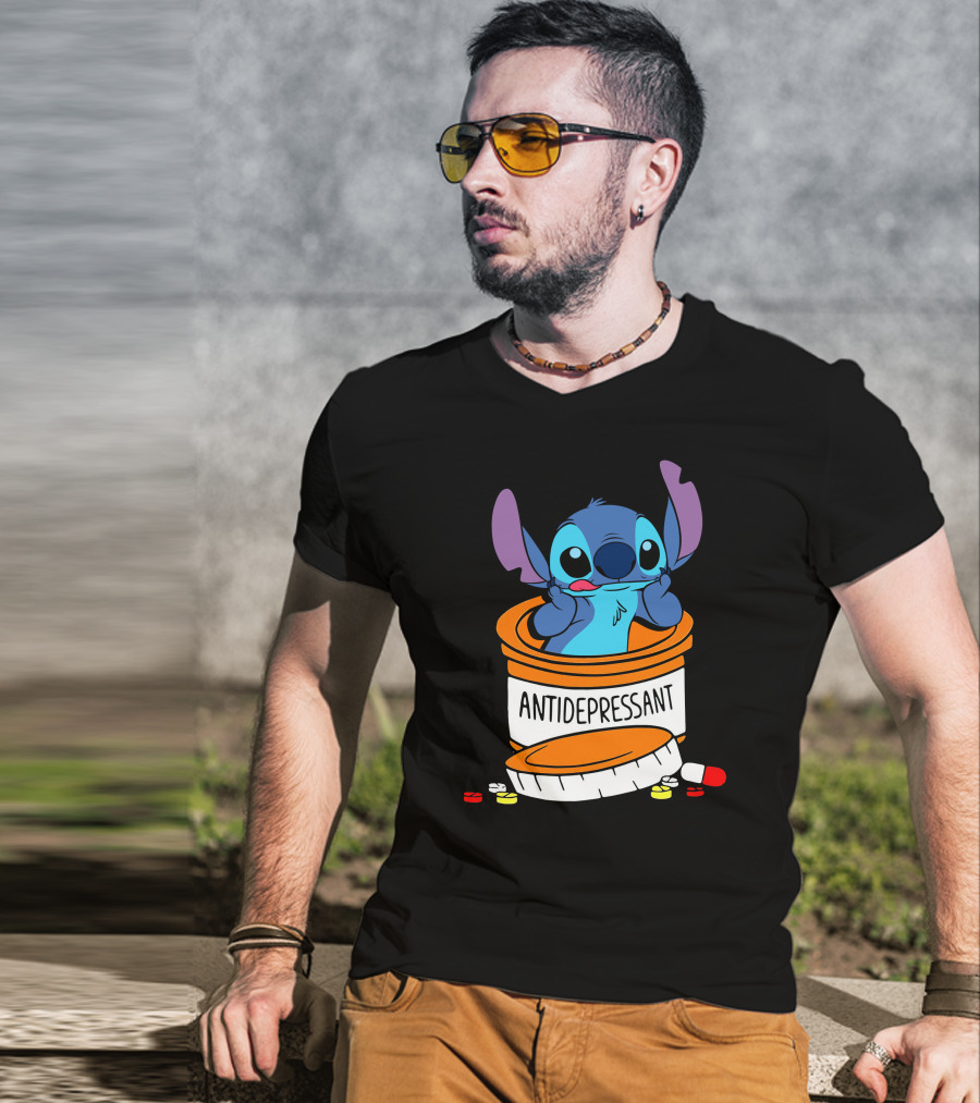 Stitch Antidepressant Rx T-Shirt