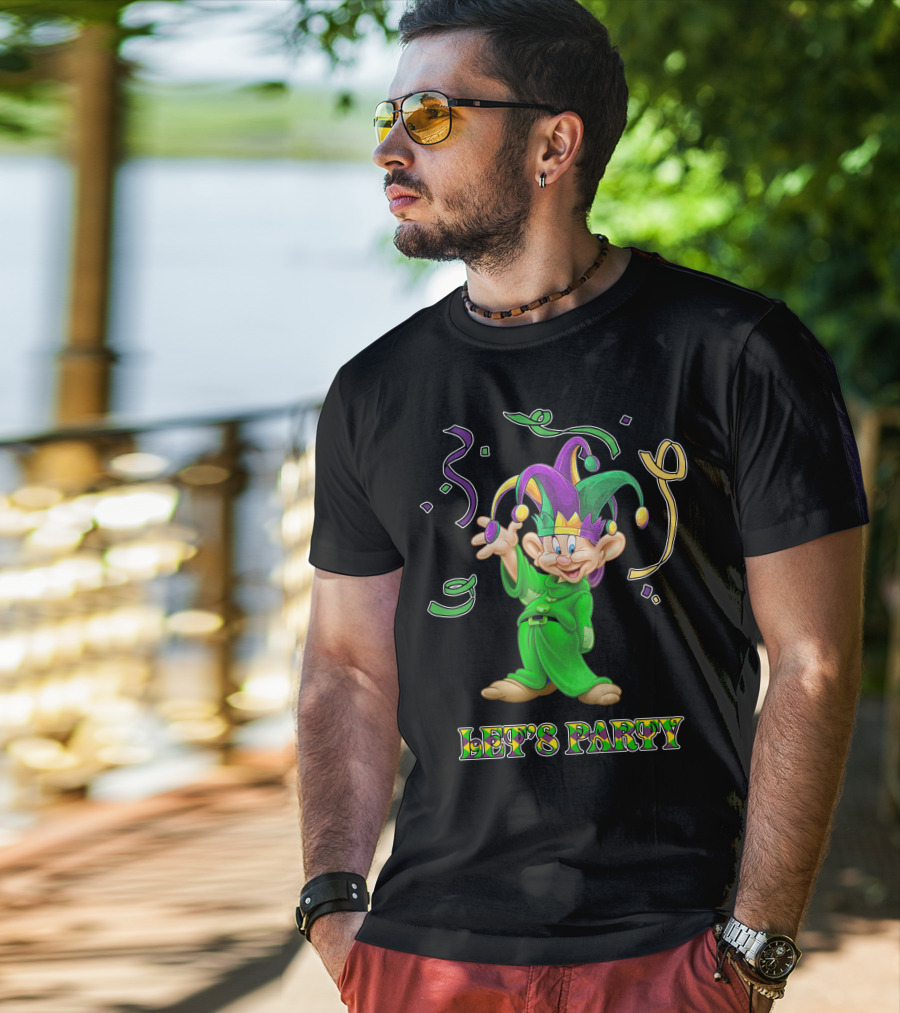 Dopey Let's Party Jester Outfit Celebration T-Shirt