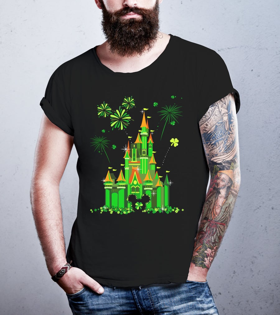 Patrick Castle Shamrock Fireworks T-Shirt