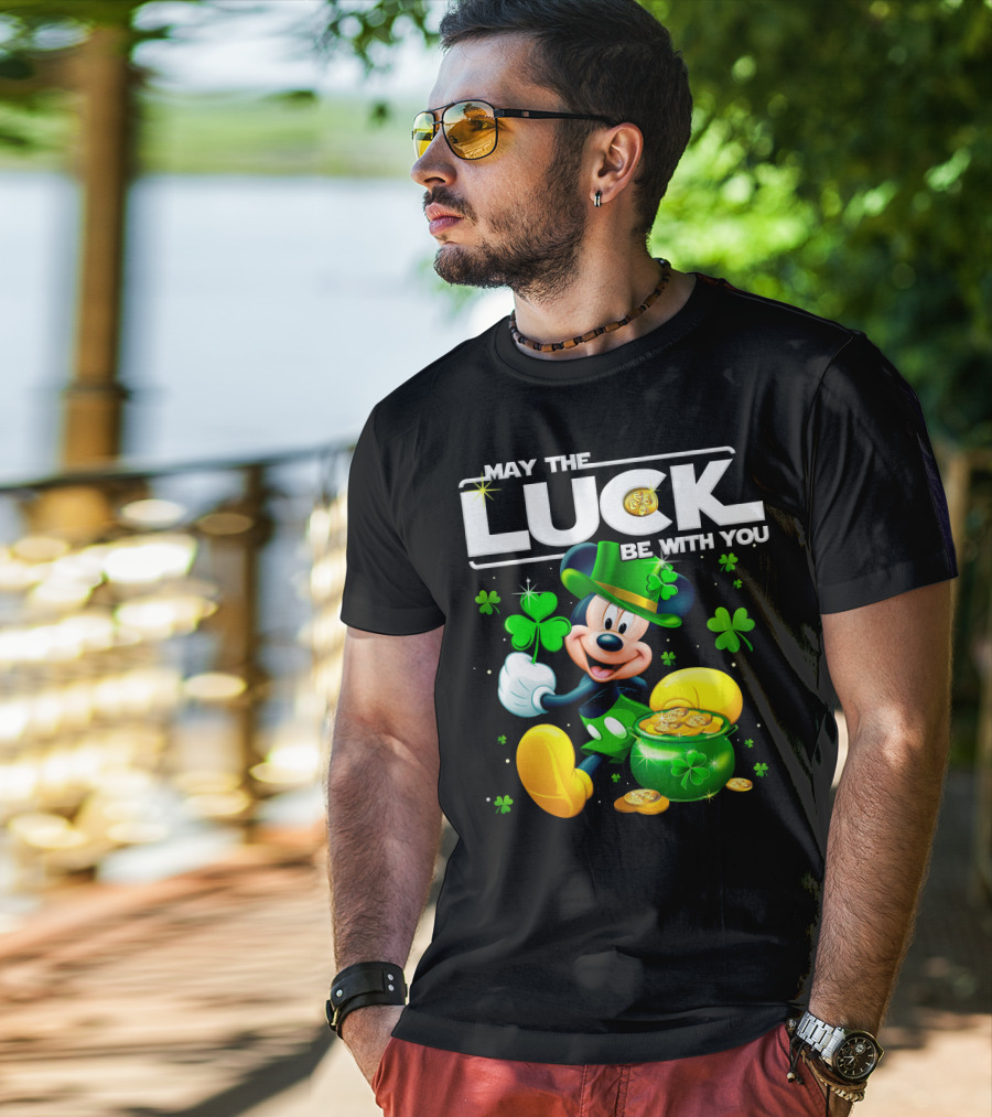 May The Luck Be With You Mickey T-Shirt