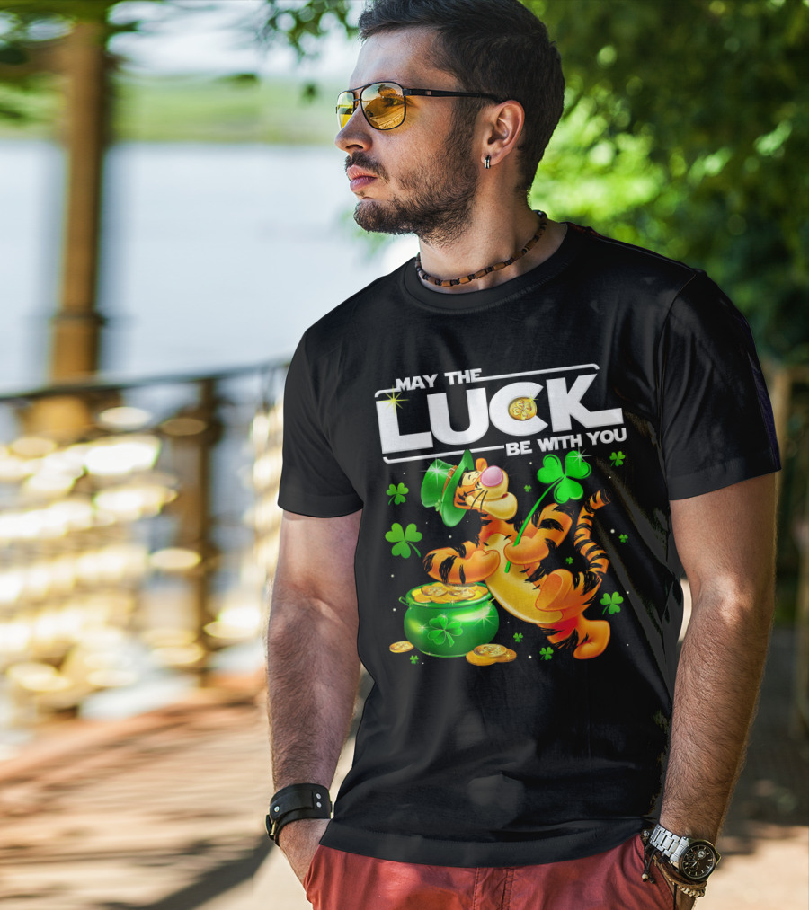 May The Luck Be With You Tigger T-Shirt